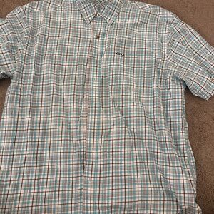 Men's Blue Plaid Shirt